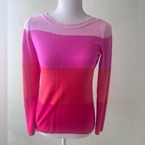 Banana Republic Color Block Lightweight Sweater EUC